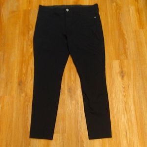 a.n.a, black skinny, stretch pants,size L, used, womens